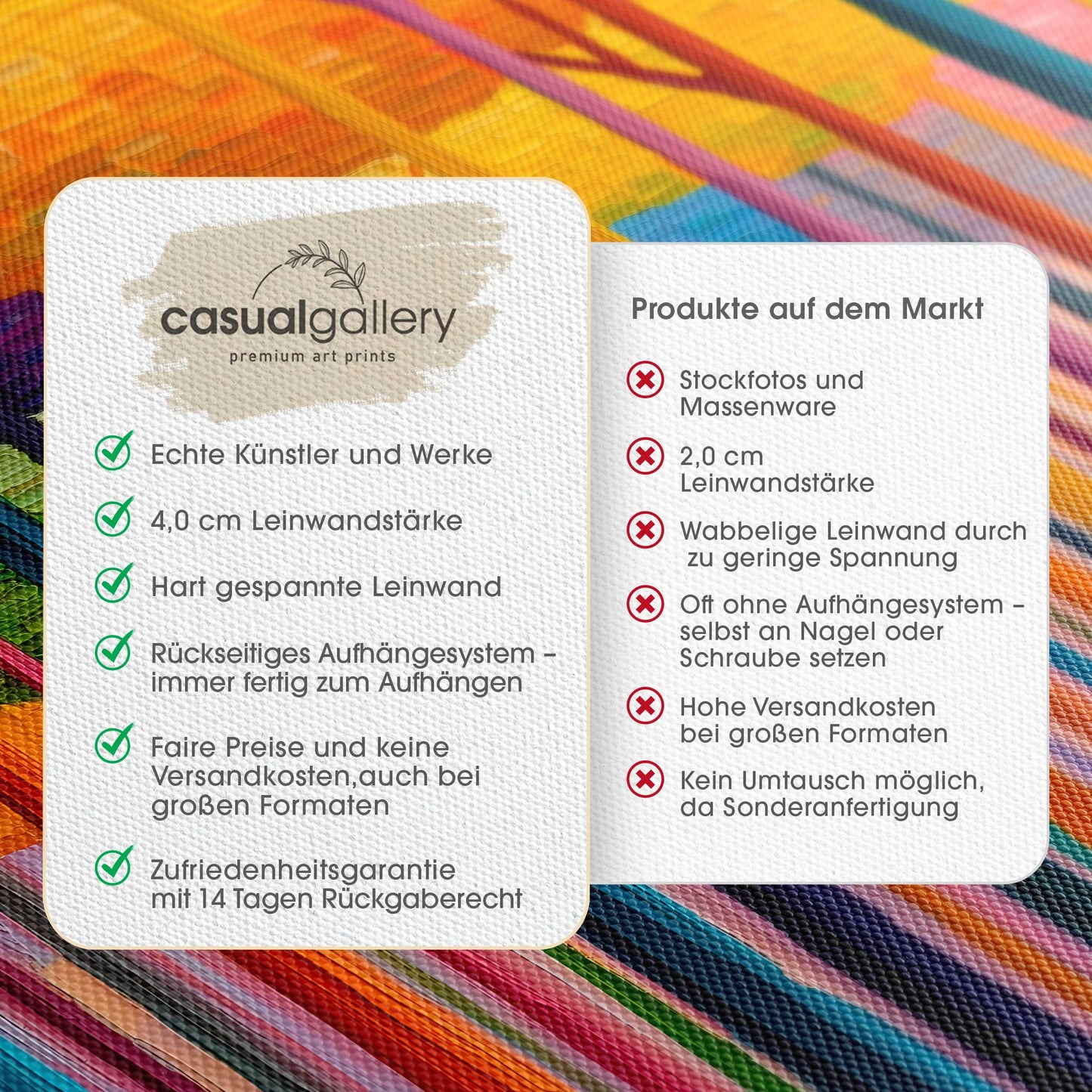 Abstract Forest Leinwandbild