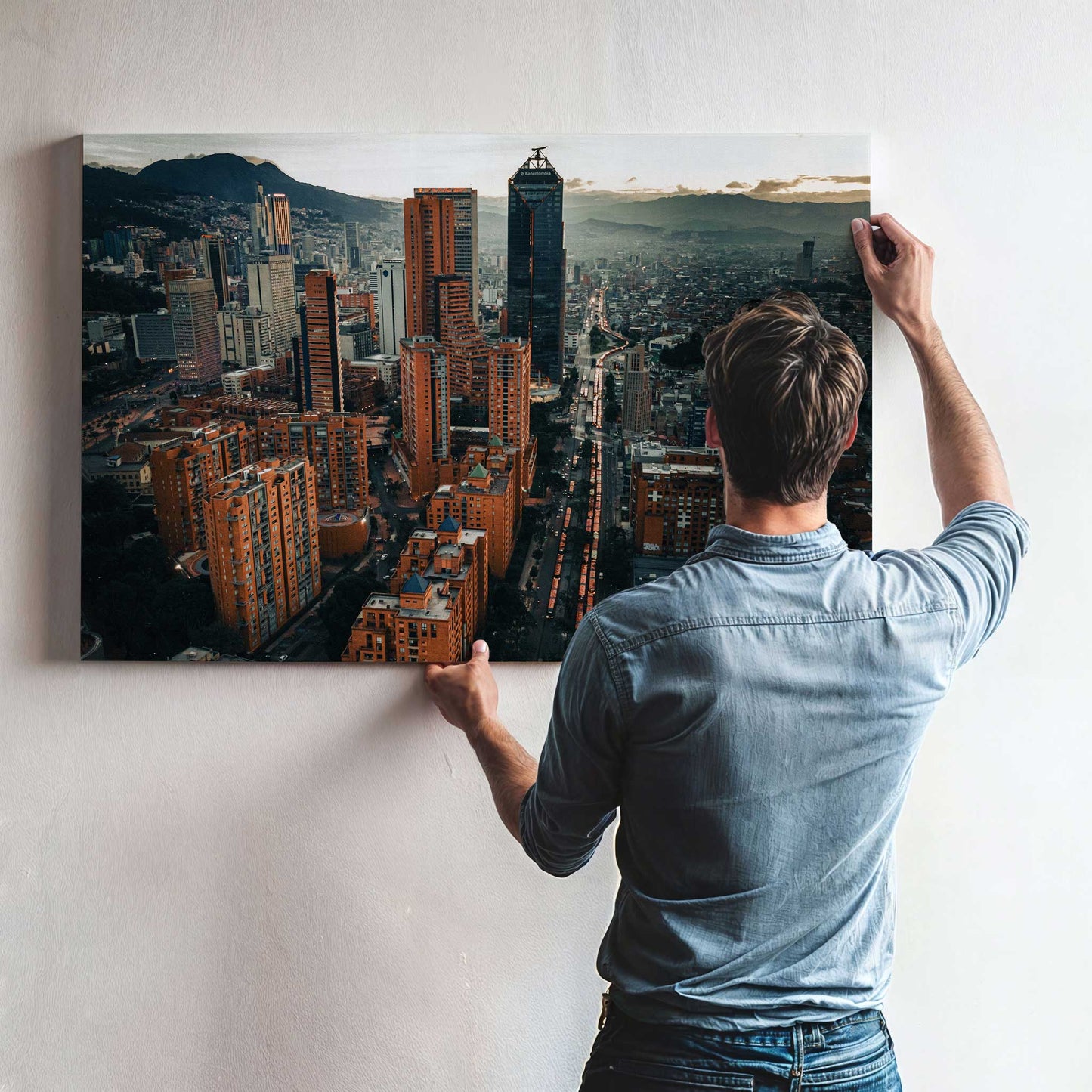 Aerial View of Bogotá
