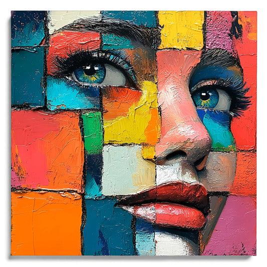 Art Head Leinwandbild