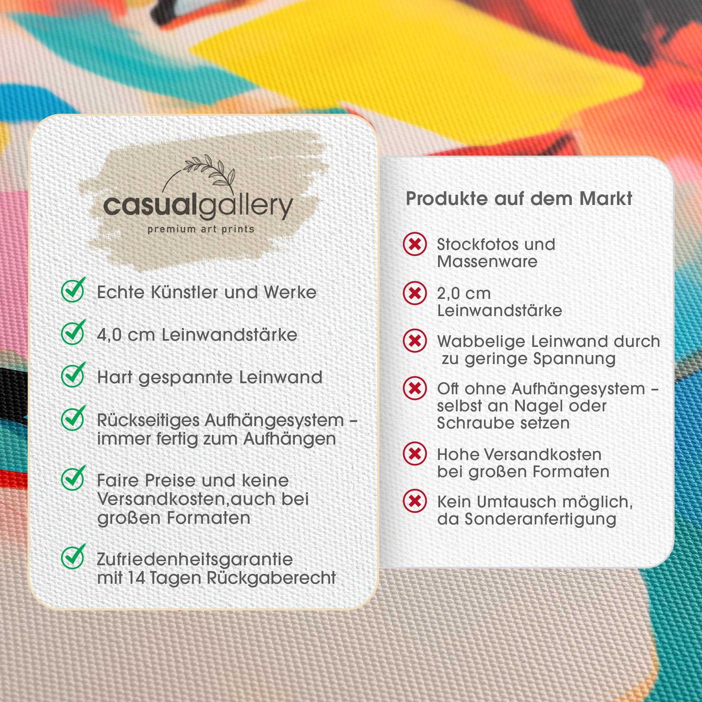 Artistic Look Leinwandbild