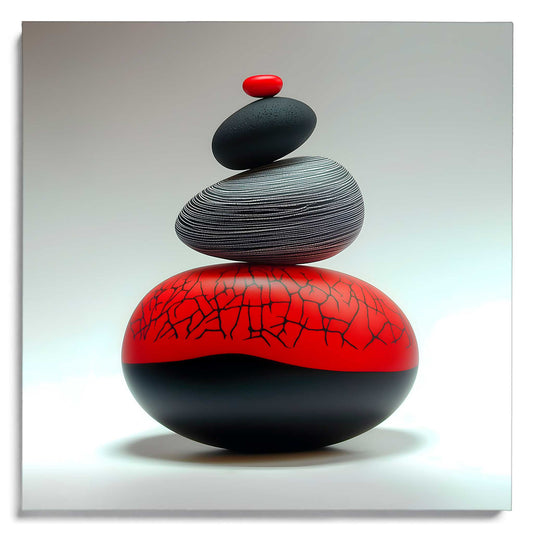 Artistic Rocks Leinwandbild