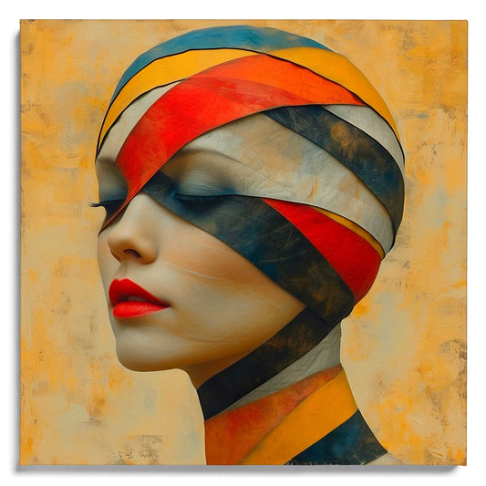 Bandage Woman Leinwandbild