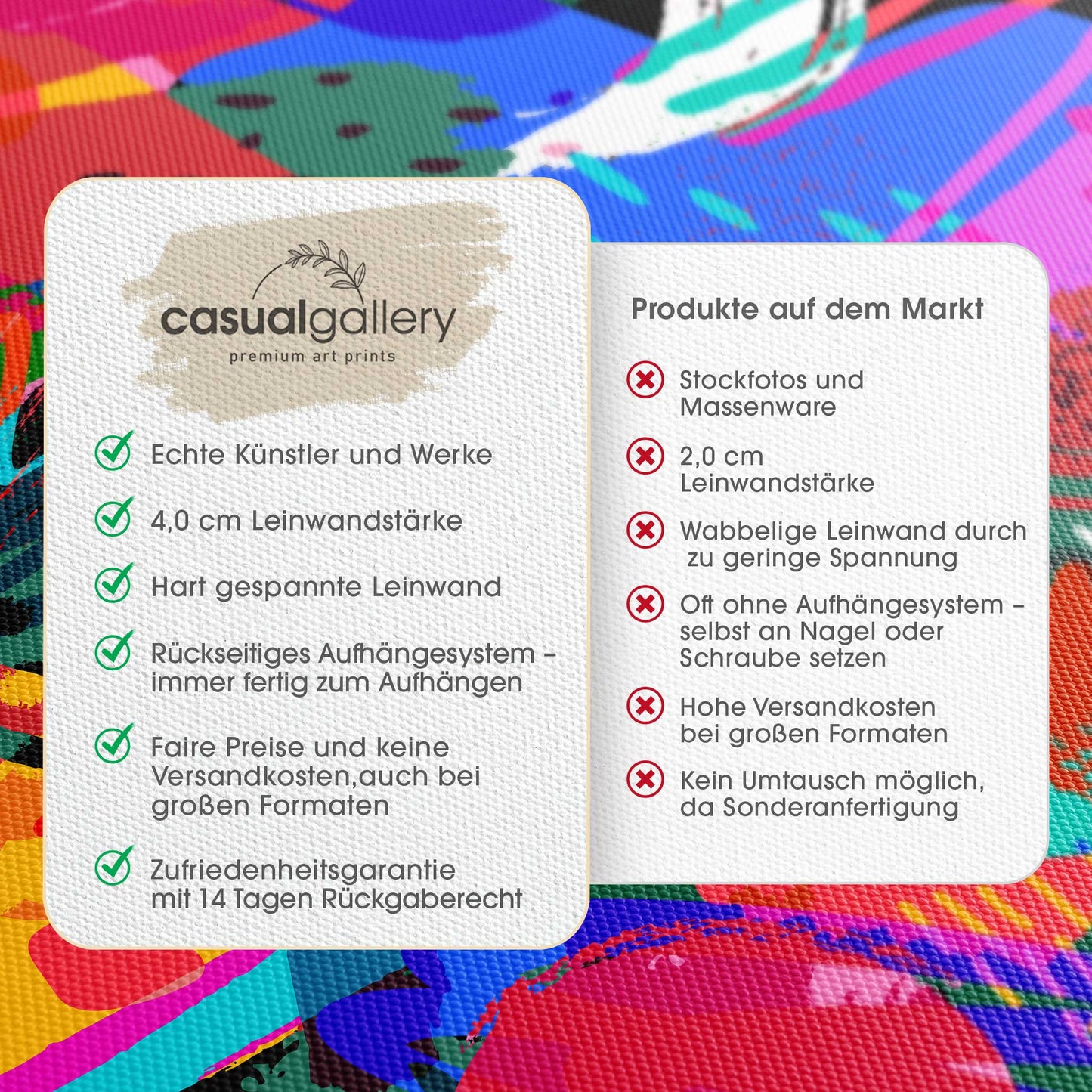 Beautiful Mess Leinwandbild