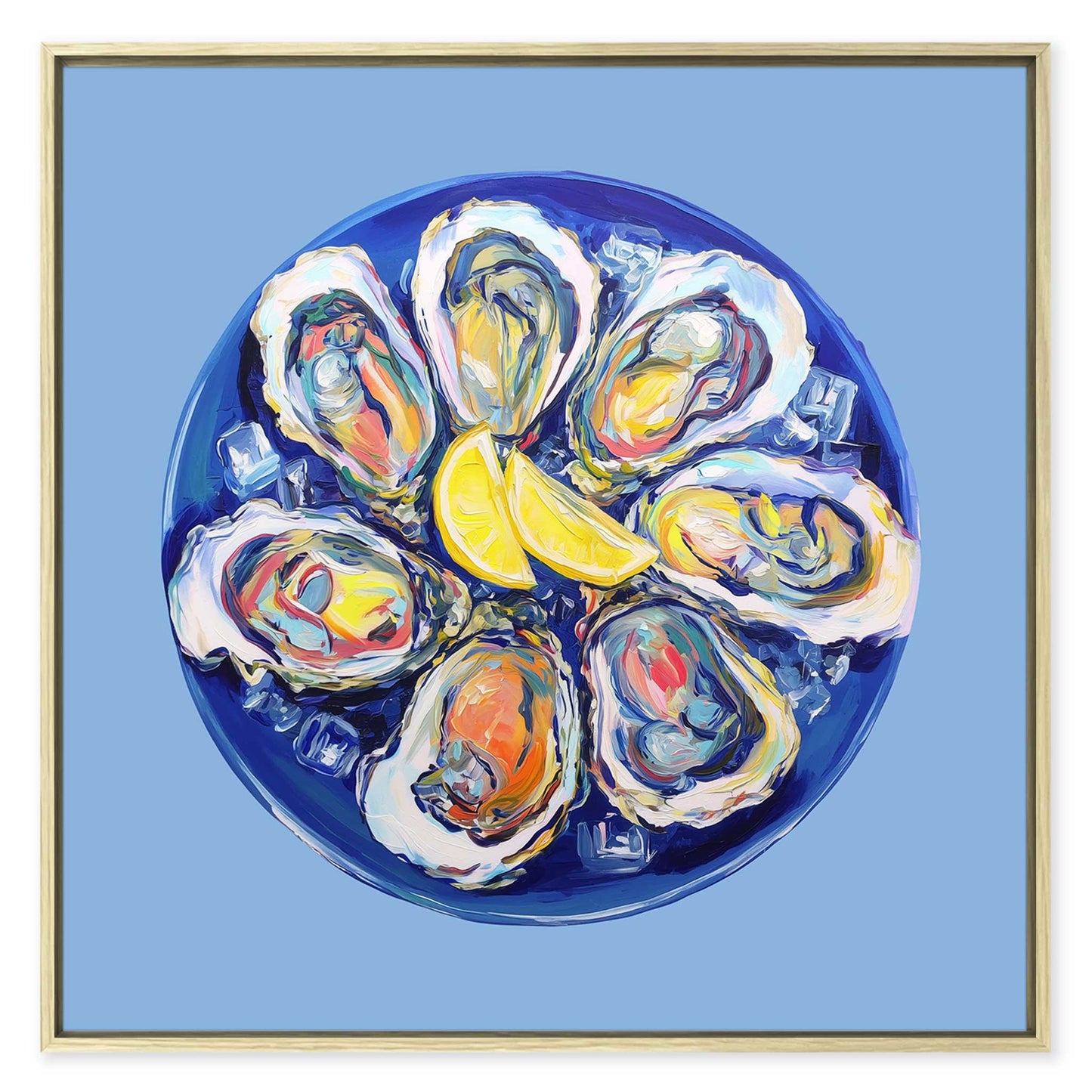 Blue Oyster Plate
