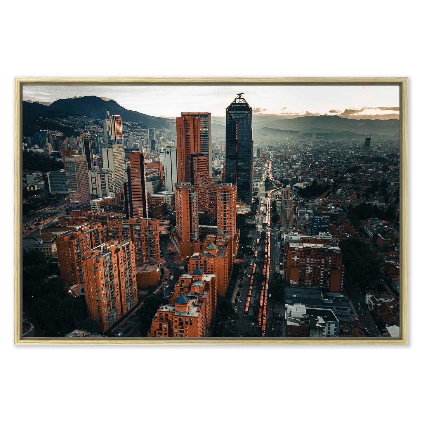 Aerial View of Bogotá