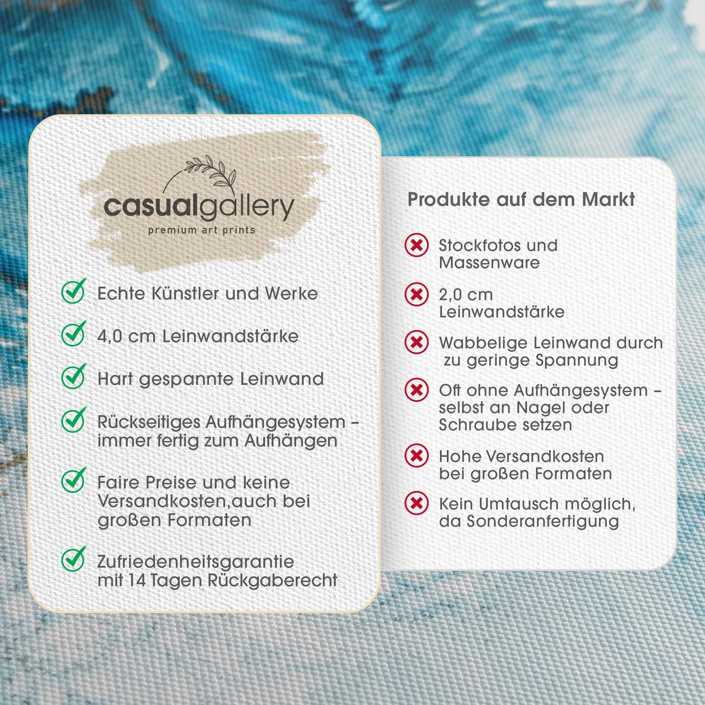 Coastal Blues Leinwandbild