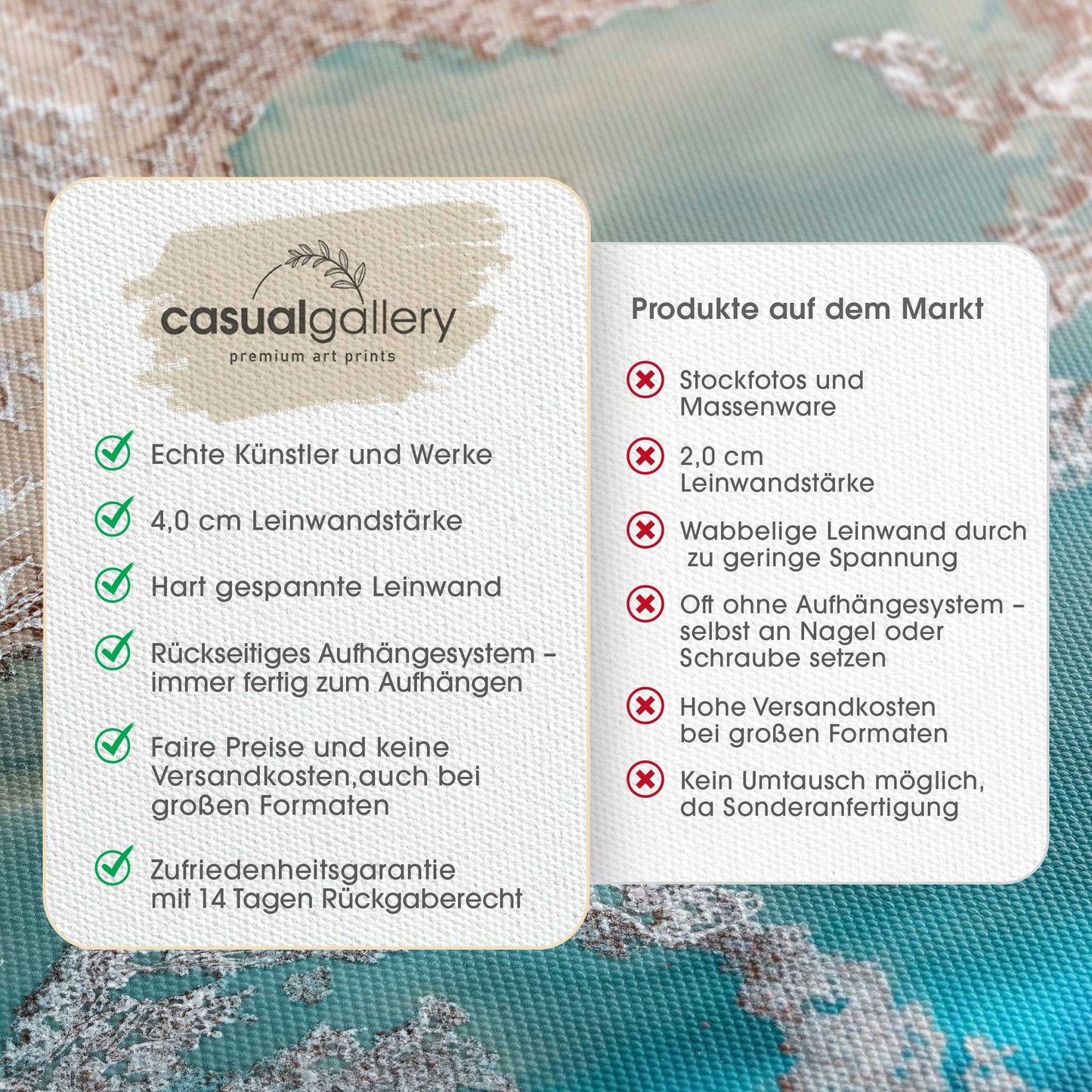 Coastal Harmony Leinwandbild