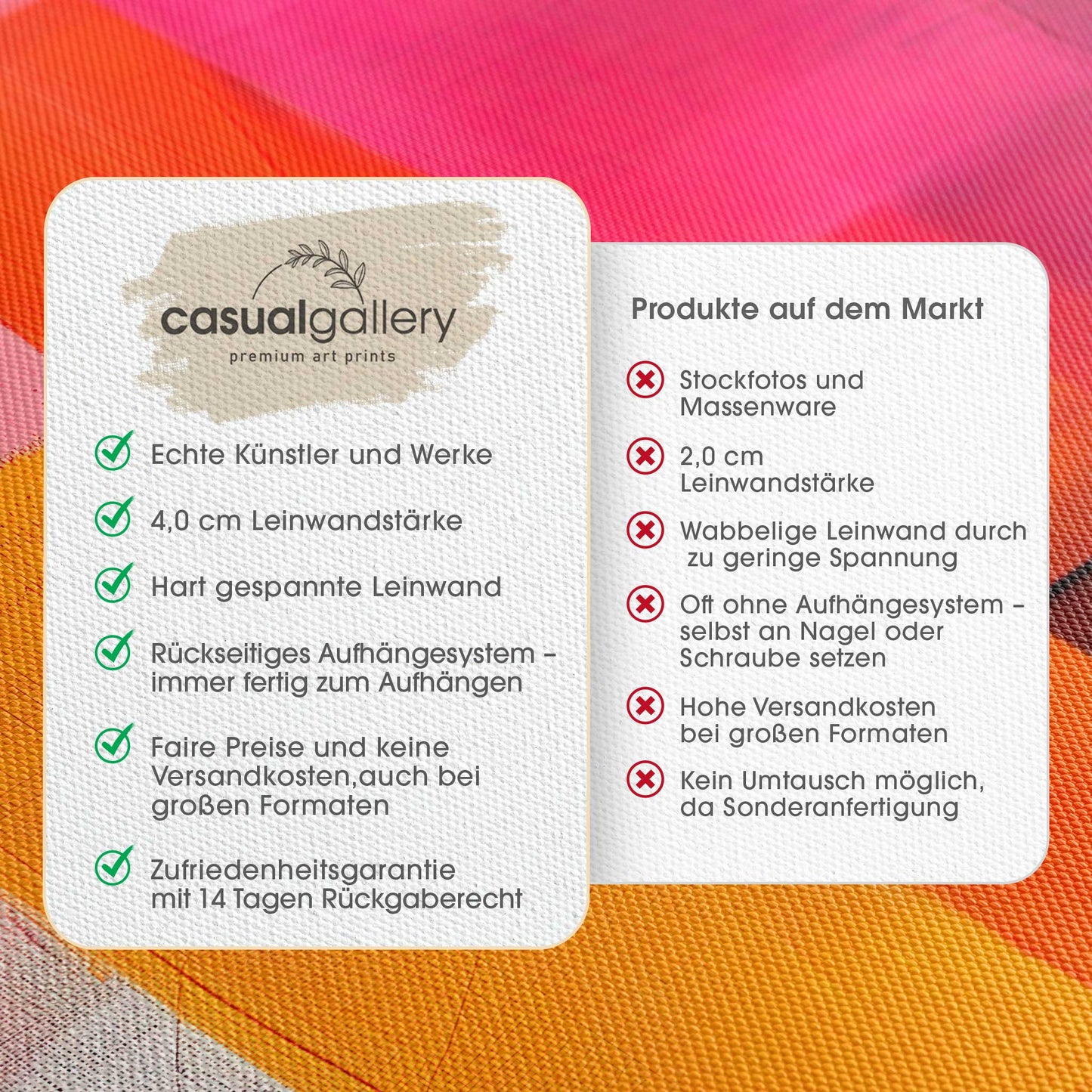 Colorful Abstraction Leinwandbild