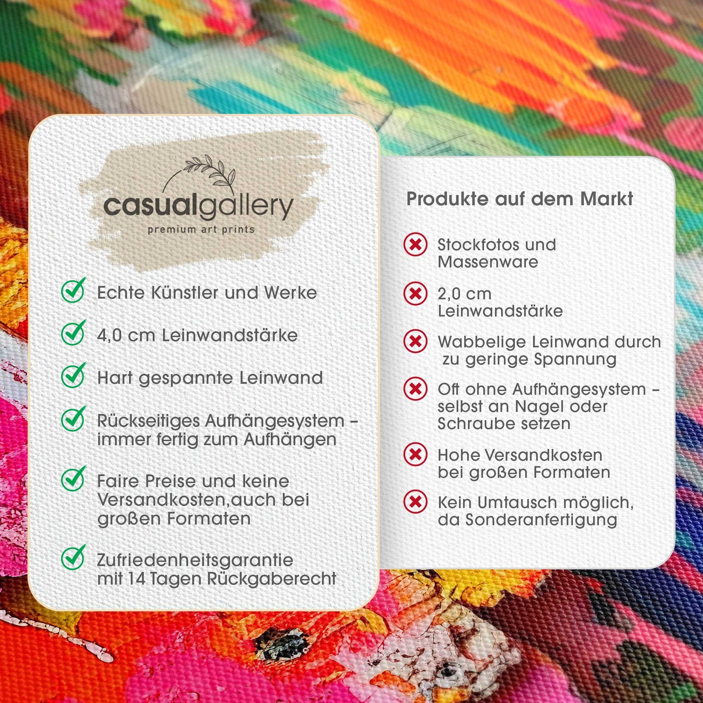 Colorful Depth Leinwandbild