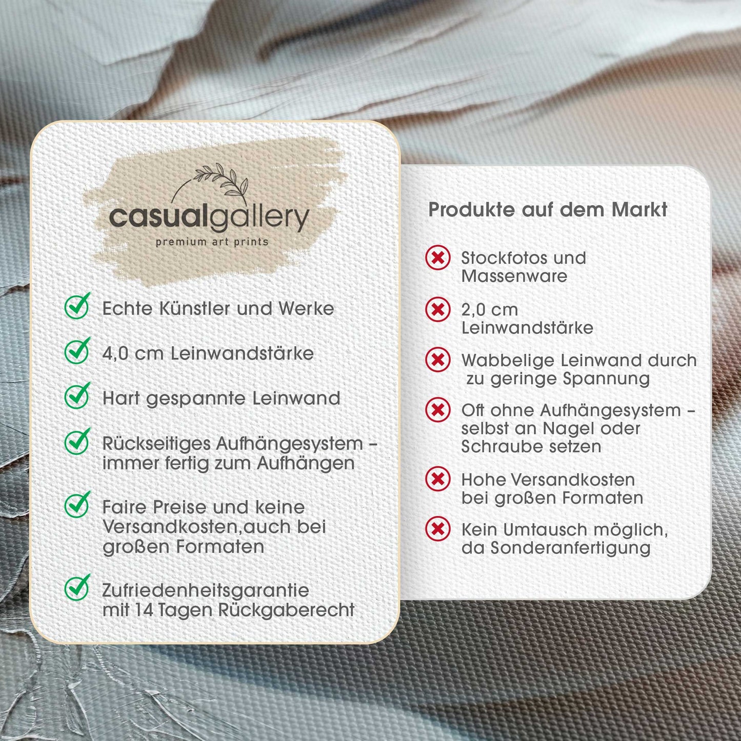 Dissolved in Paint Leinwandbild