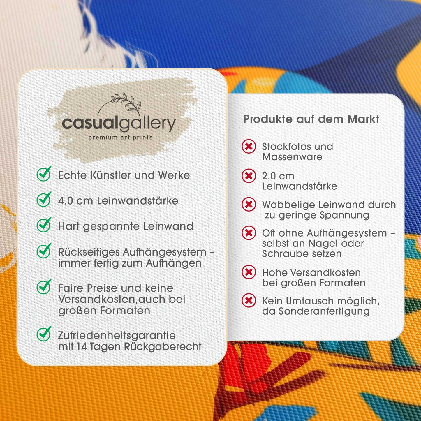 Feeling Blue Leinwandbild