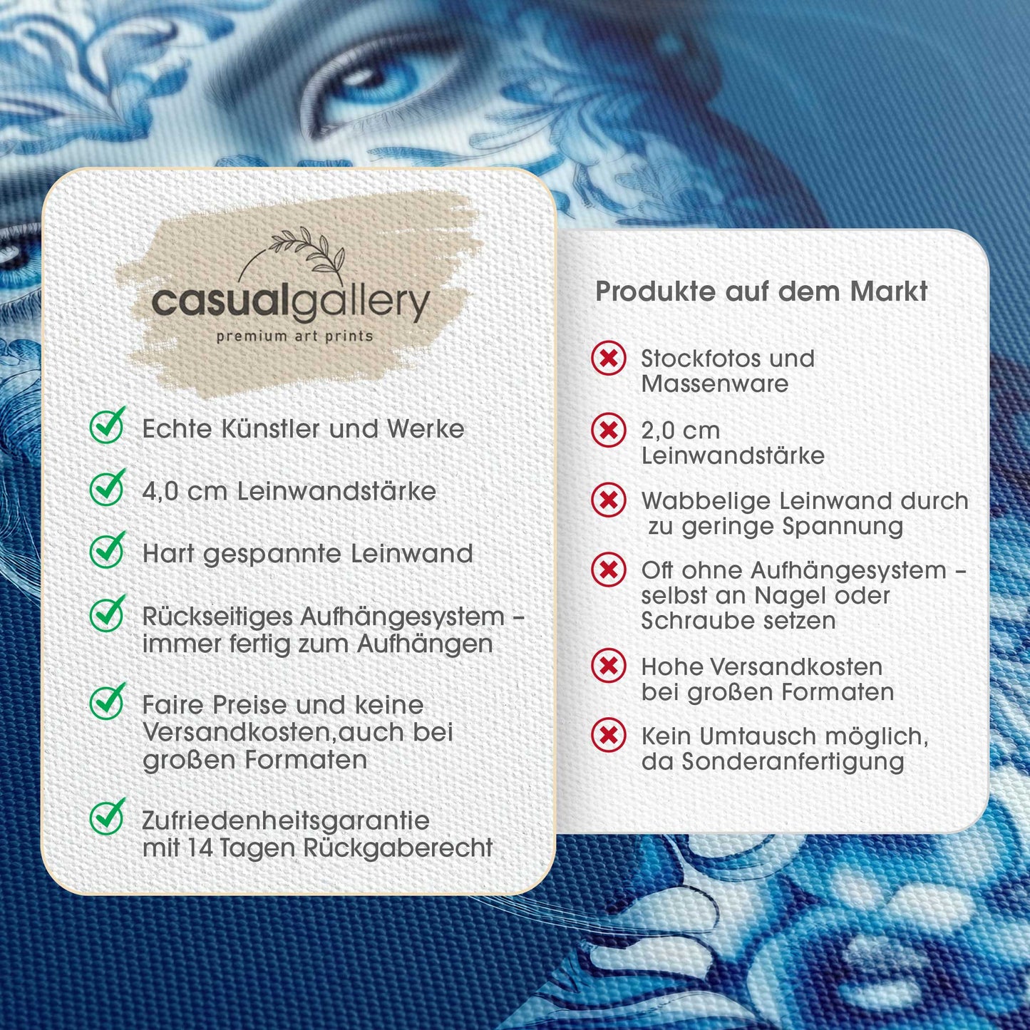 Feeling (Delfts) Blue Leinwandbild