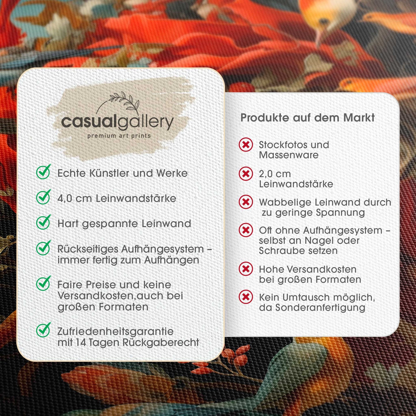 Colorful Forest Nymph Leinwandbild