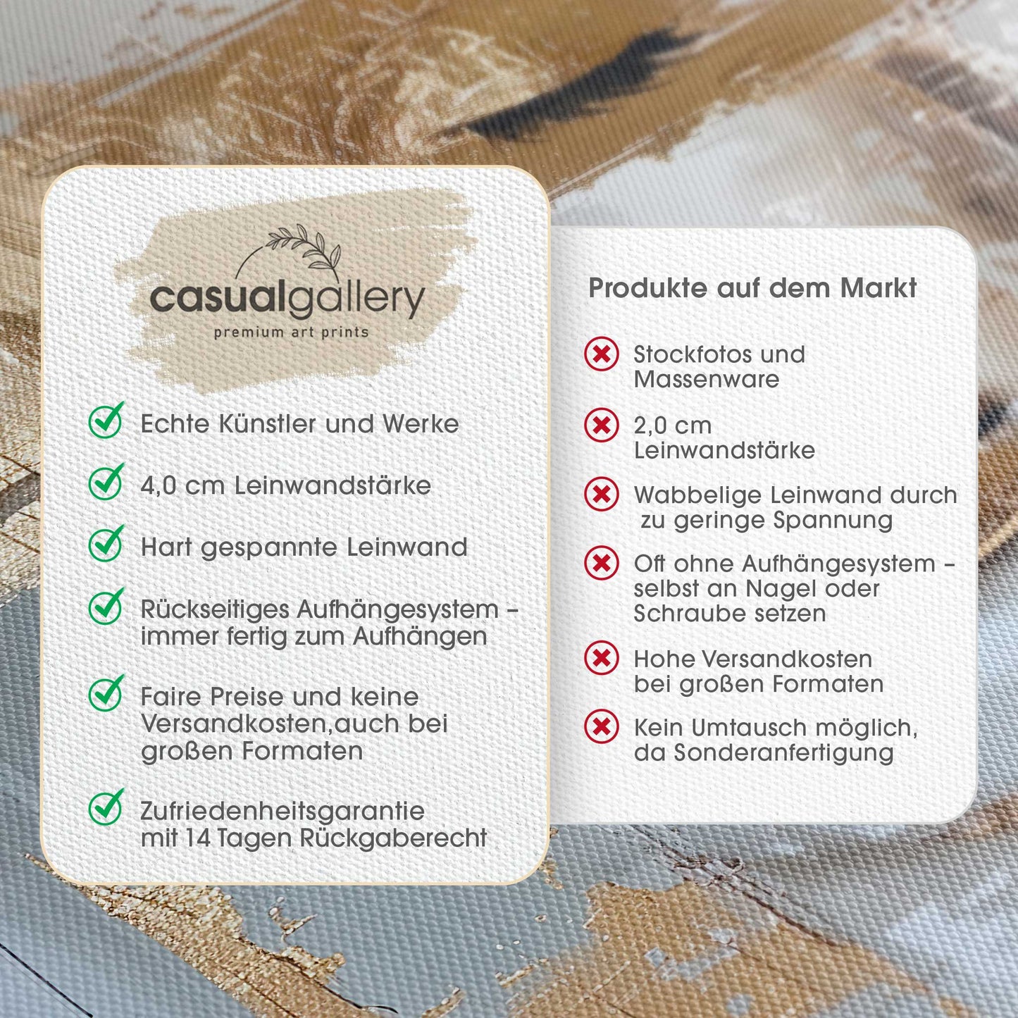 Golden Eye Leinwandbild