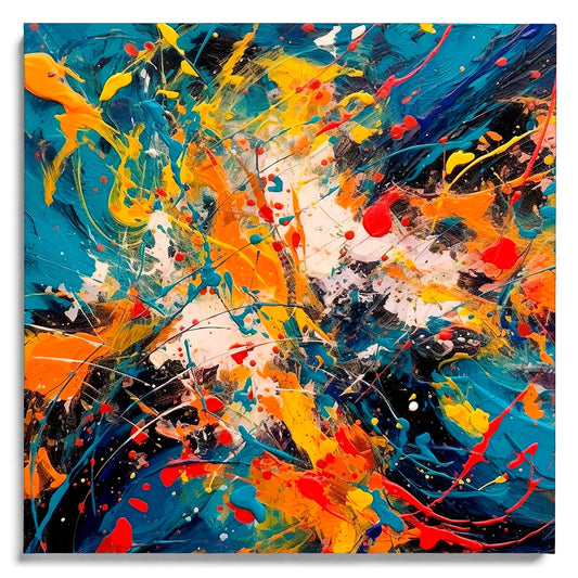 Inspired by Jackson Pollock Leinwandbild