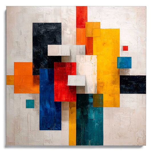 Inspired by Mondrian Leinwandbild