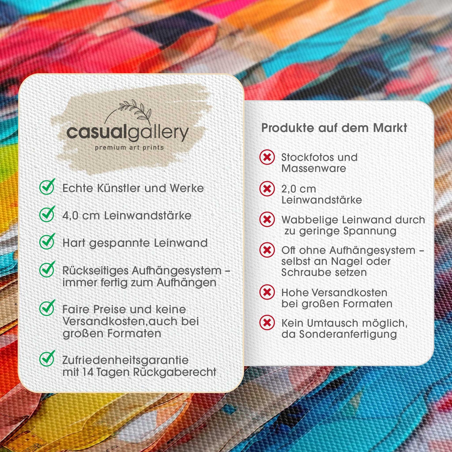 Layer by Layer Leinwandbild