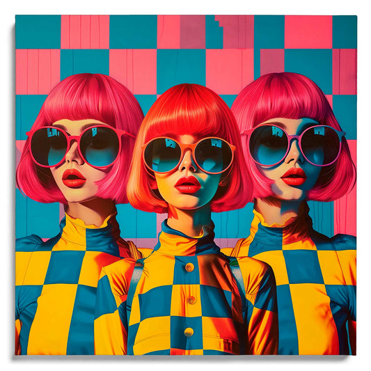 Meet the Triplets Leinwandbild