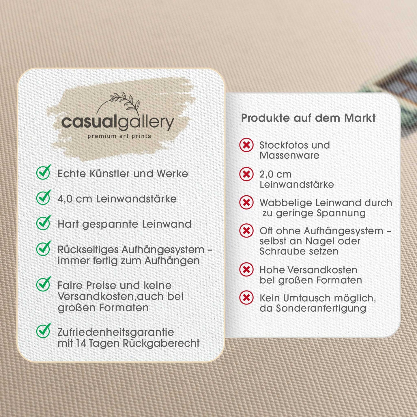 Miniature Alley Leinwandbild