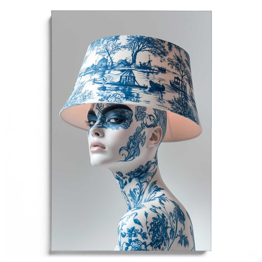 Mrs. Lampshade Leinwandbild