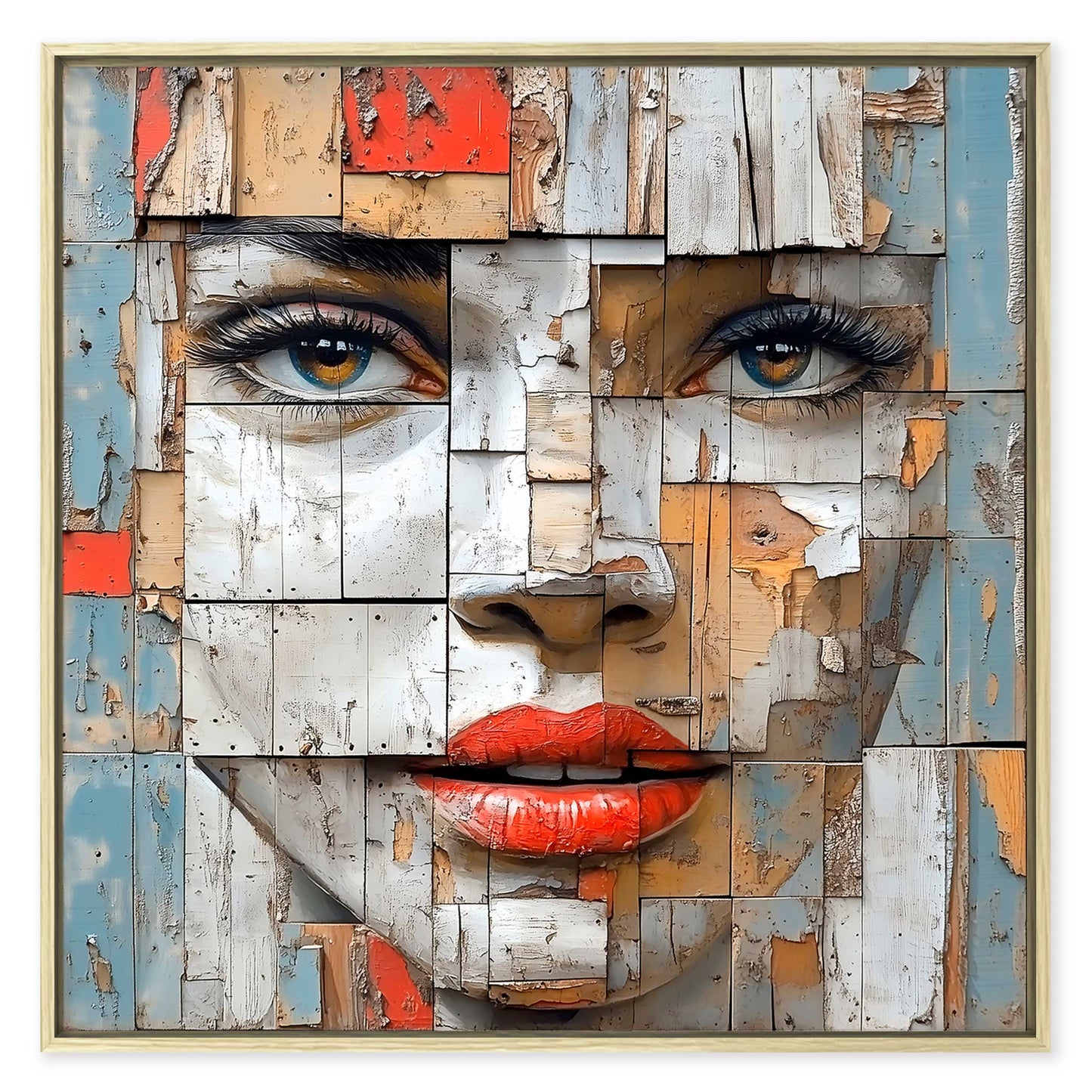 Mrs. Wood Leinwandbild