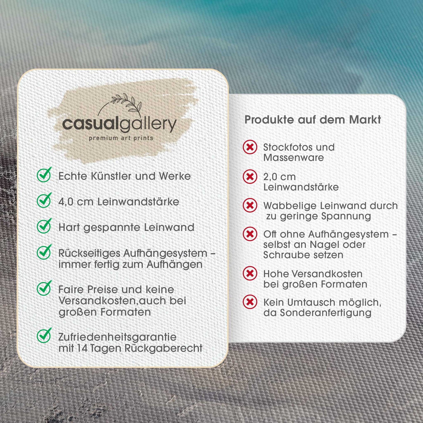 Ocean Drift IIII Leinwandbild