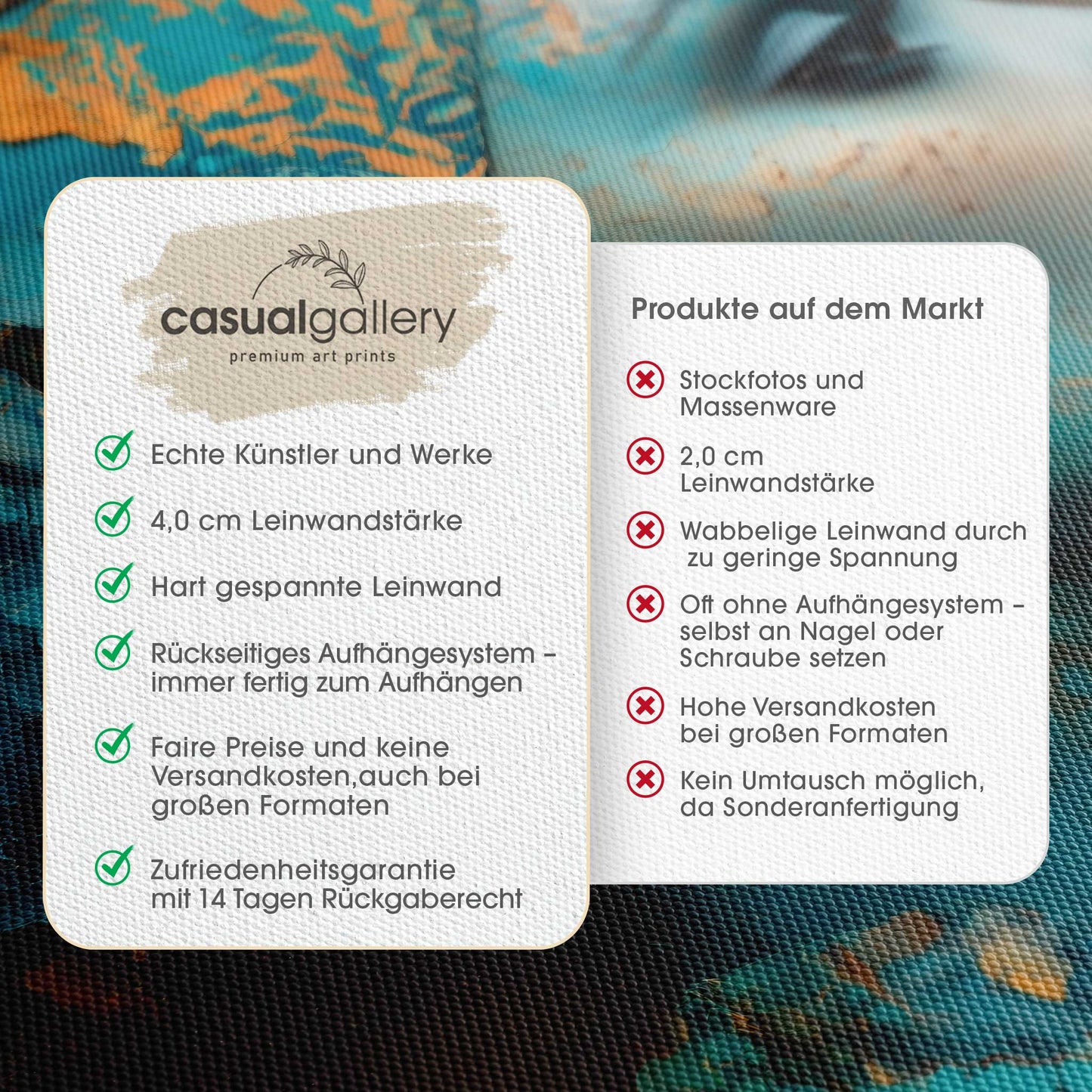 Raw Beauty II Leinwandbild