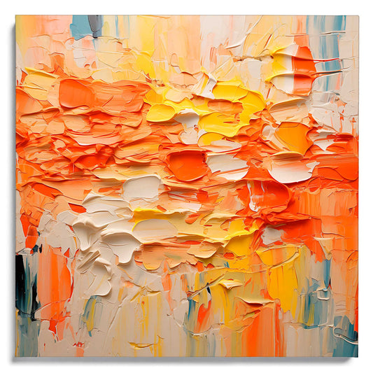 Rhapsody of Orange Leinwandbild