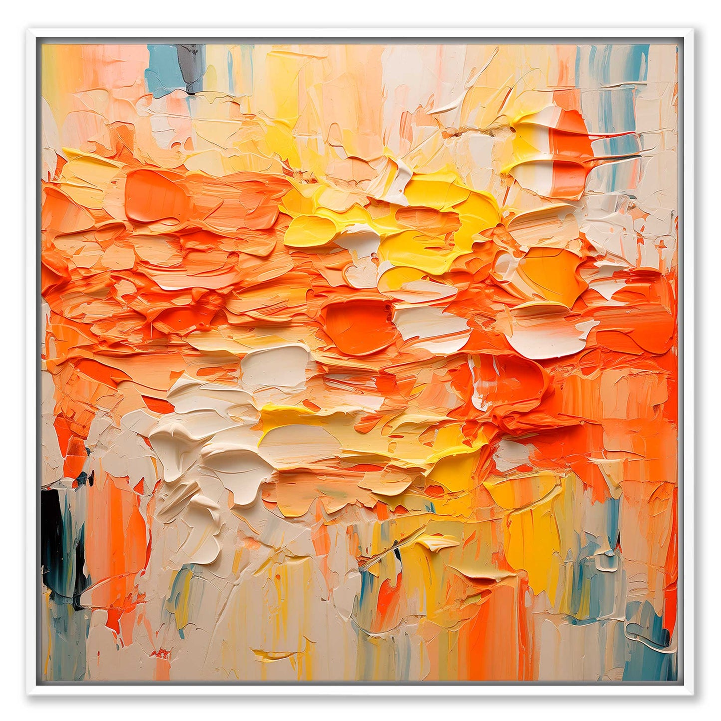 Rhapsody of Orange Leinwandbild