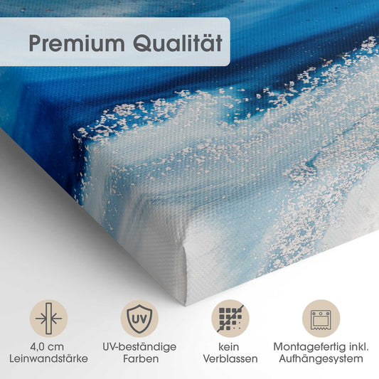 Shallow Chanel Square I Leinwandbild