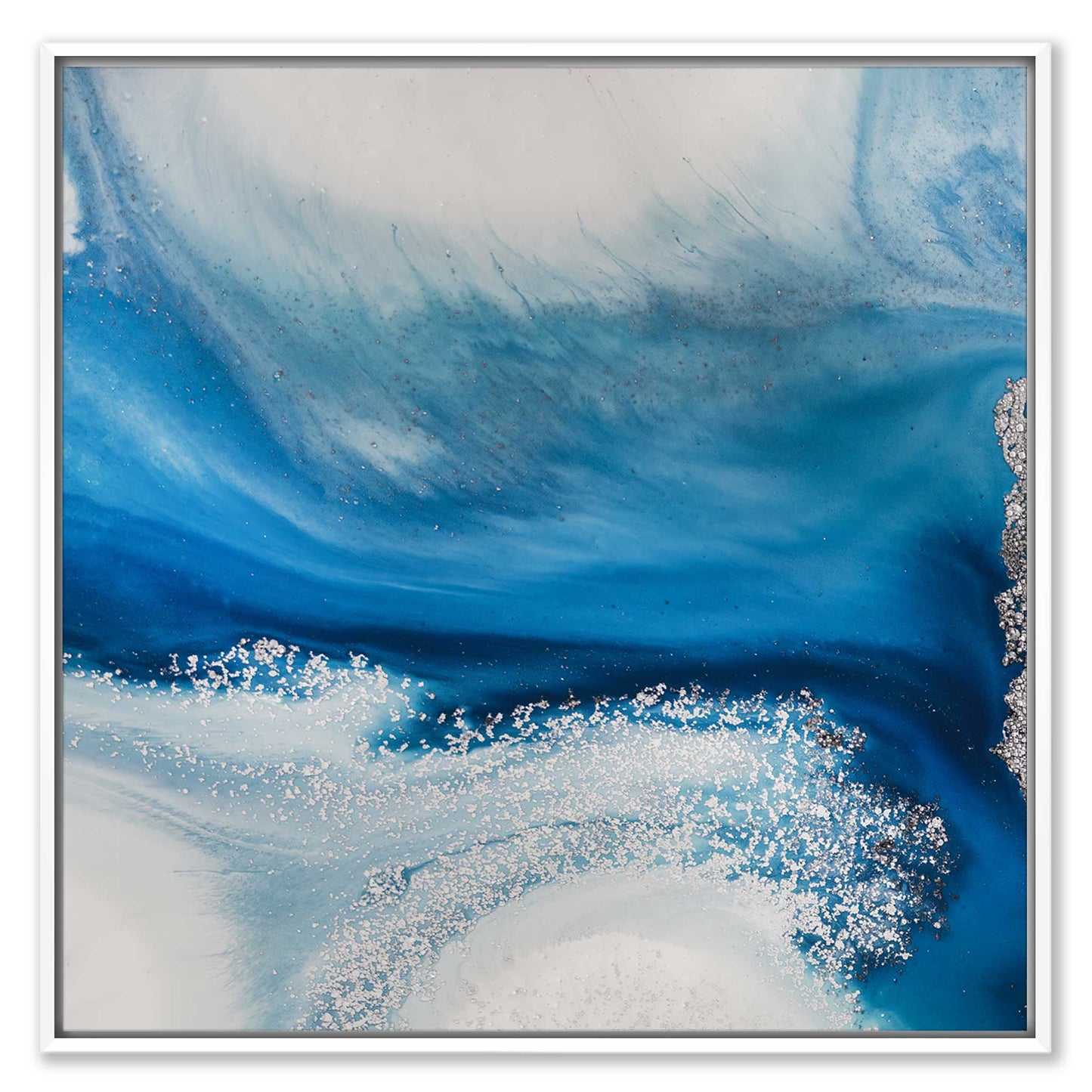 Shallow Chanel Square I Leinwandbild