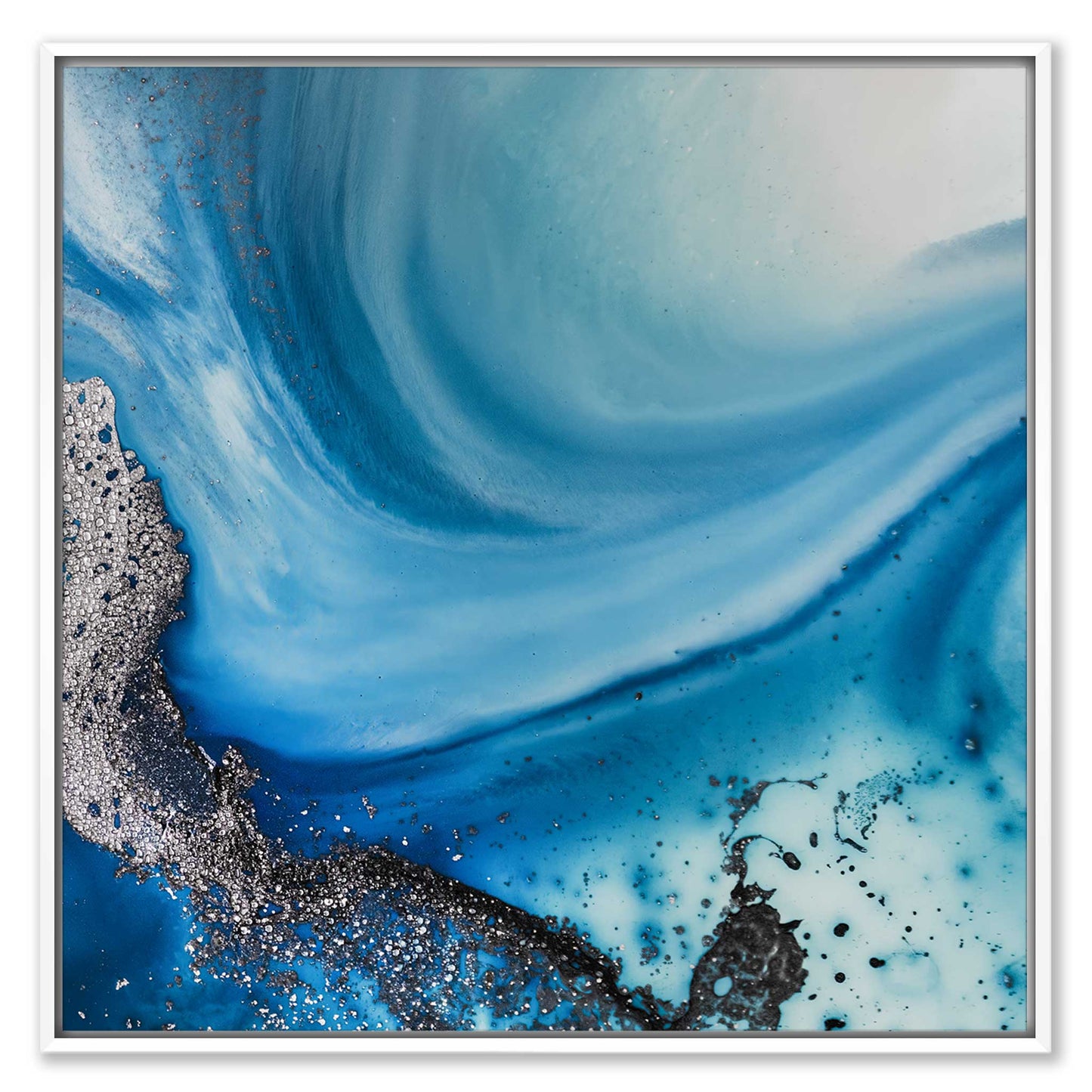 Shallow Seas Square II Leinwandbild