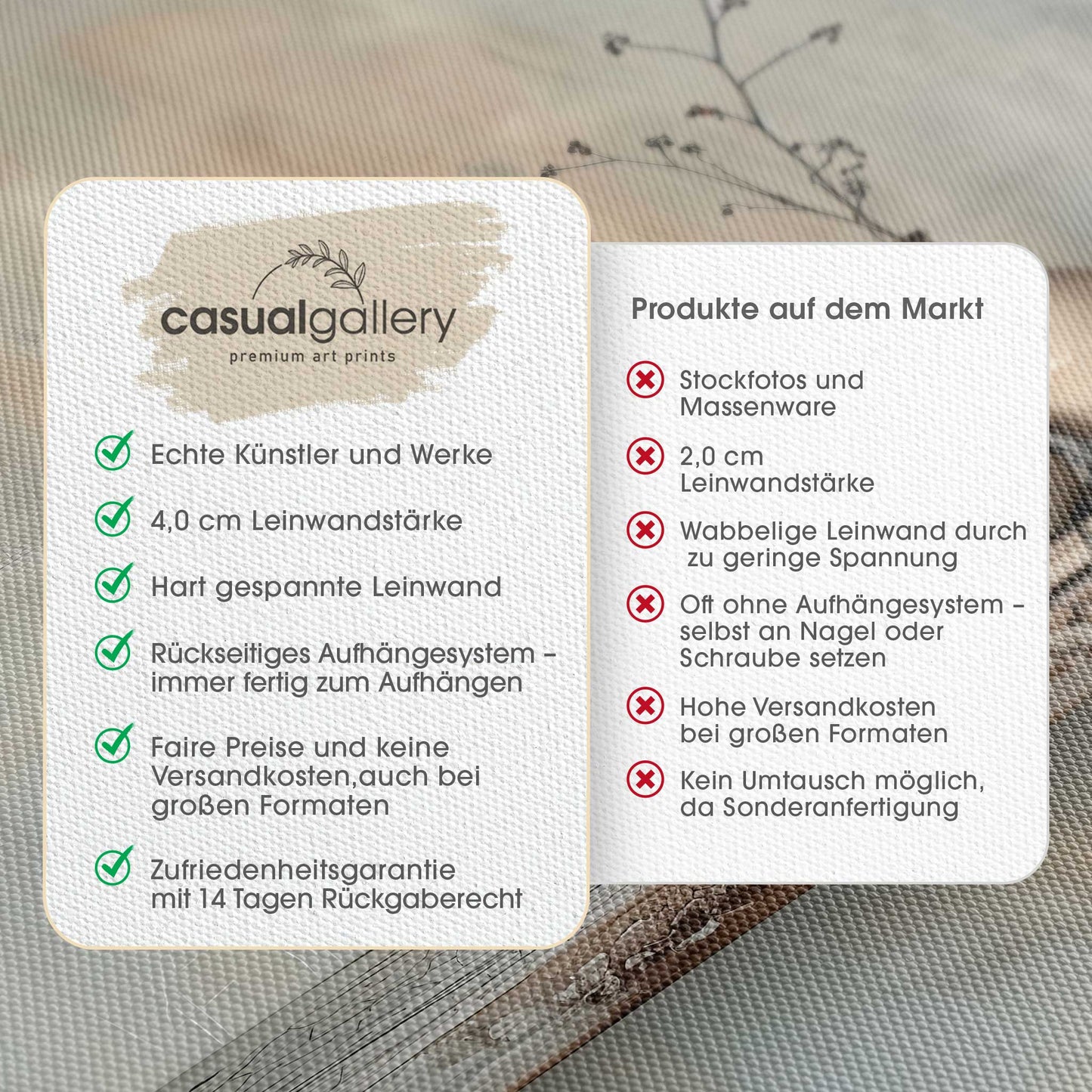 Still Life With a Plank Leinwandbild