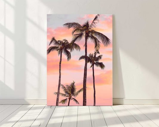 Sunset Palm Trees