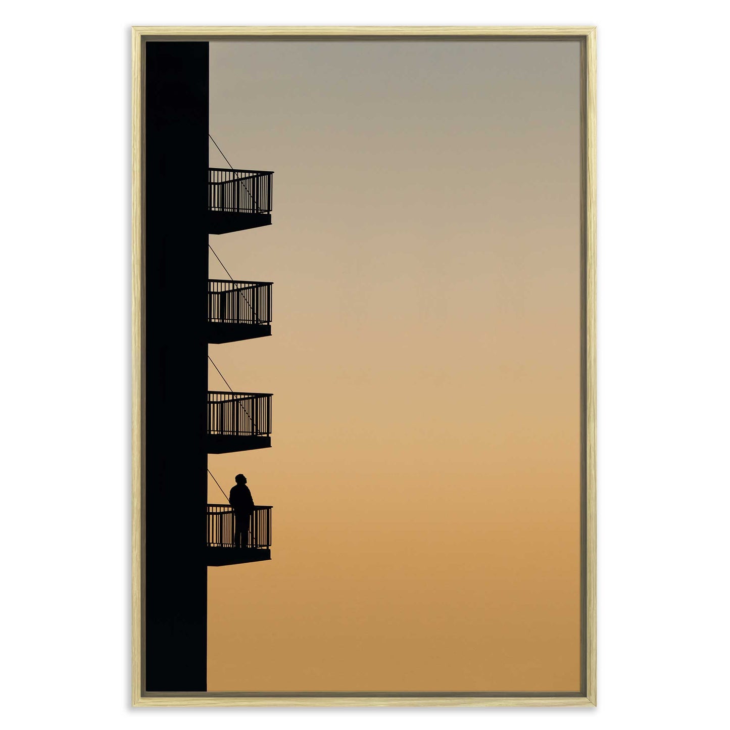 Sunset Reflections Leinwandbild