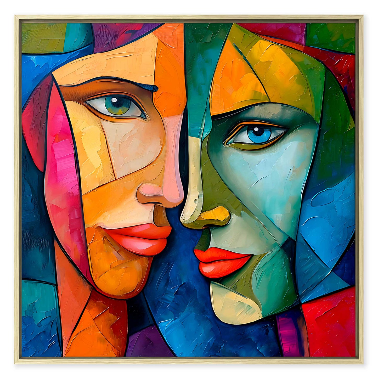 T(w)ogether Leinwandbild