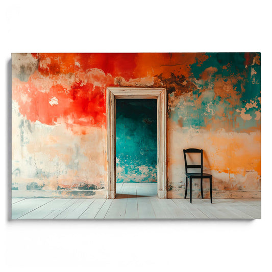 The Black Chair Leinwandbild