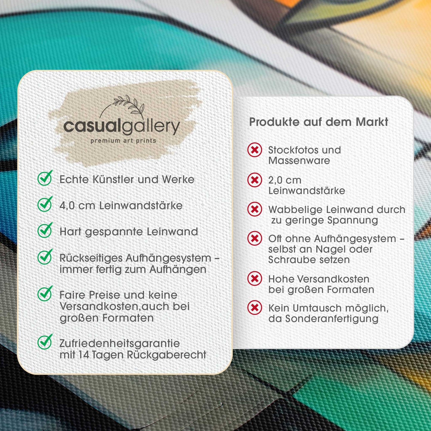 The Look Leinwandbild