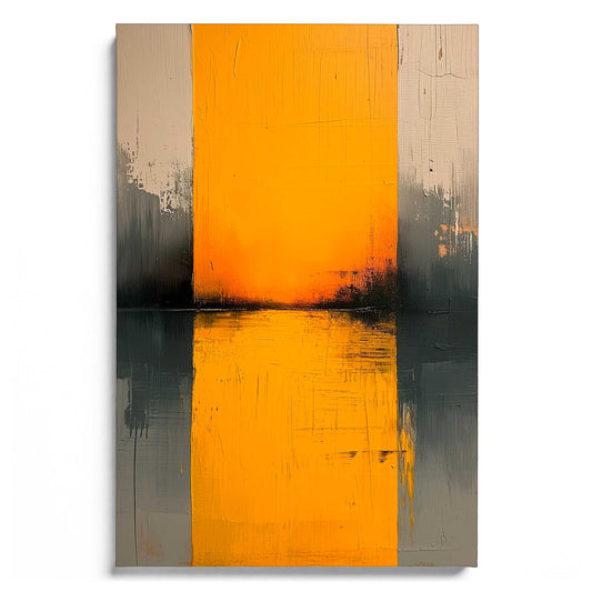 The Yellow Line Leinwandbild