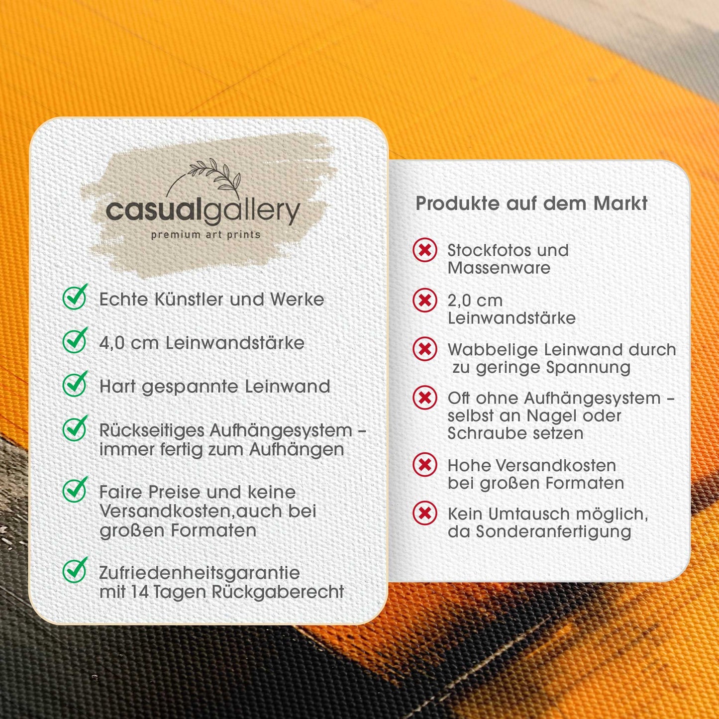 The Yellow Line Leinwandbild