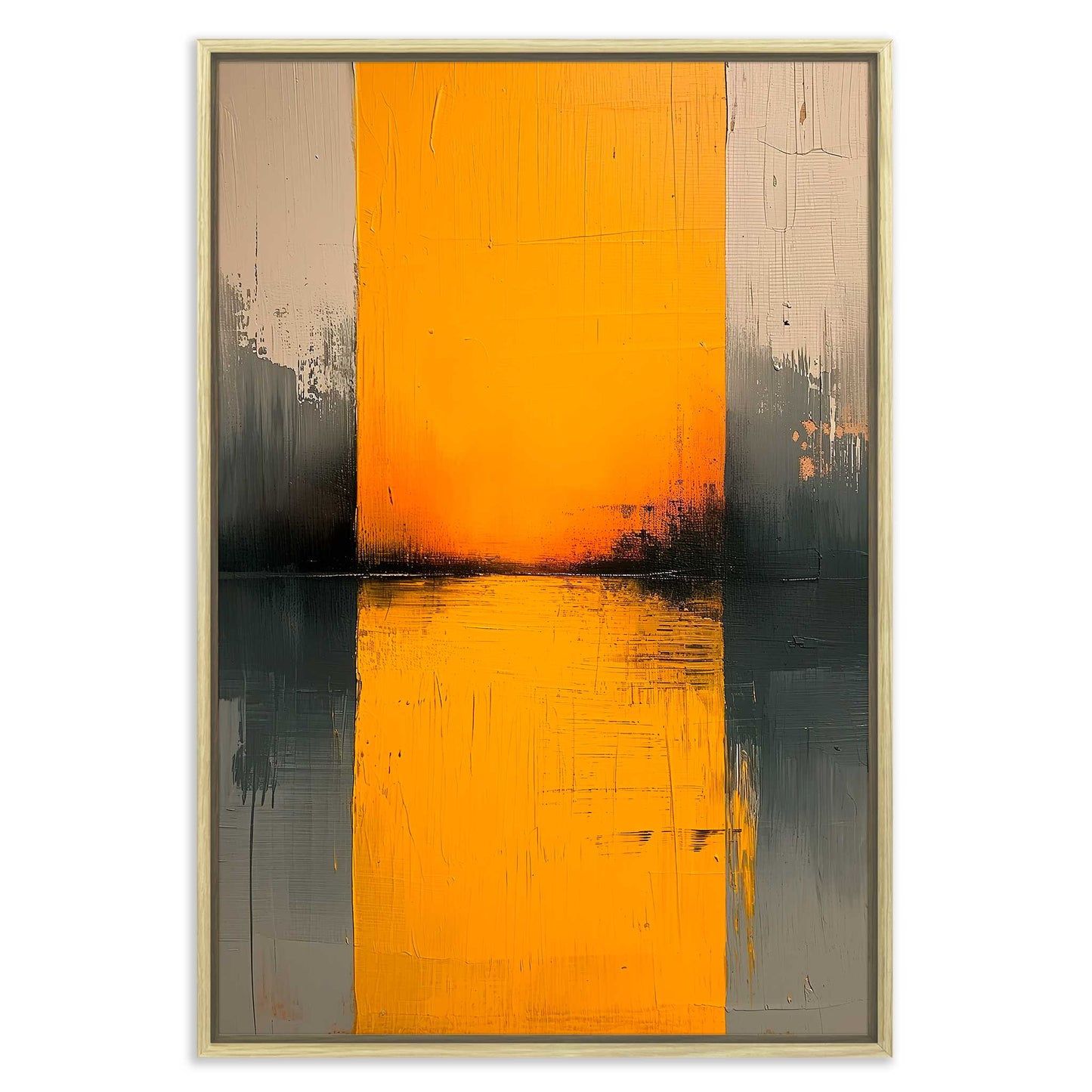 The Yellow Line Leinwandbild