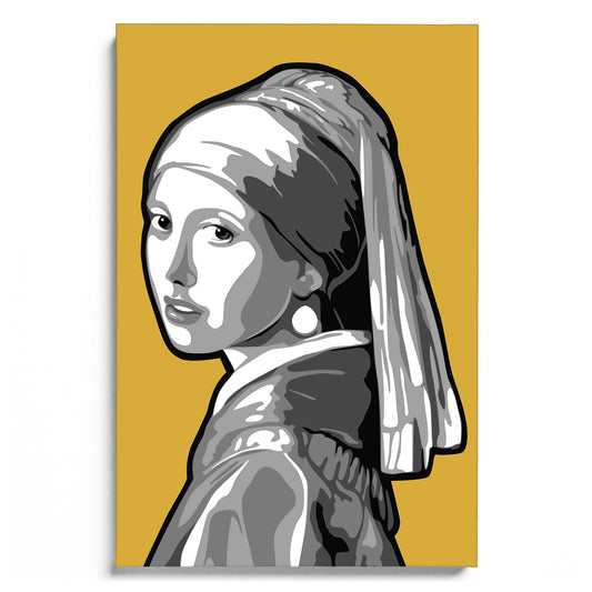 Tribute to Johannes Vermeer Leinwandbild