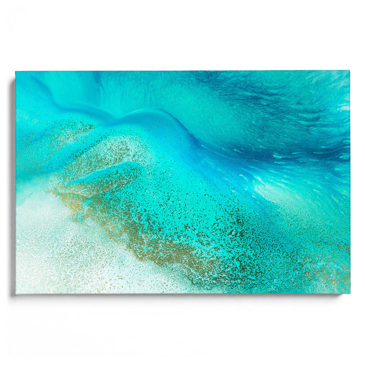 Turquoise Tranquility Leinwandbild