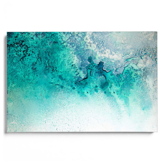 Turquoise Whispering Leinwandbild