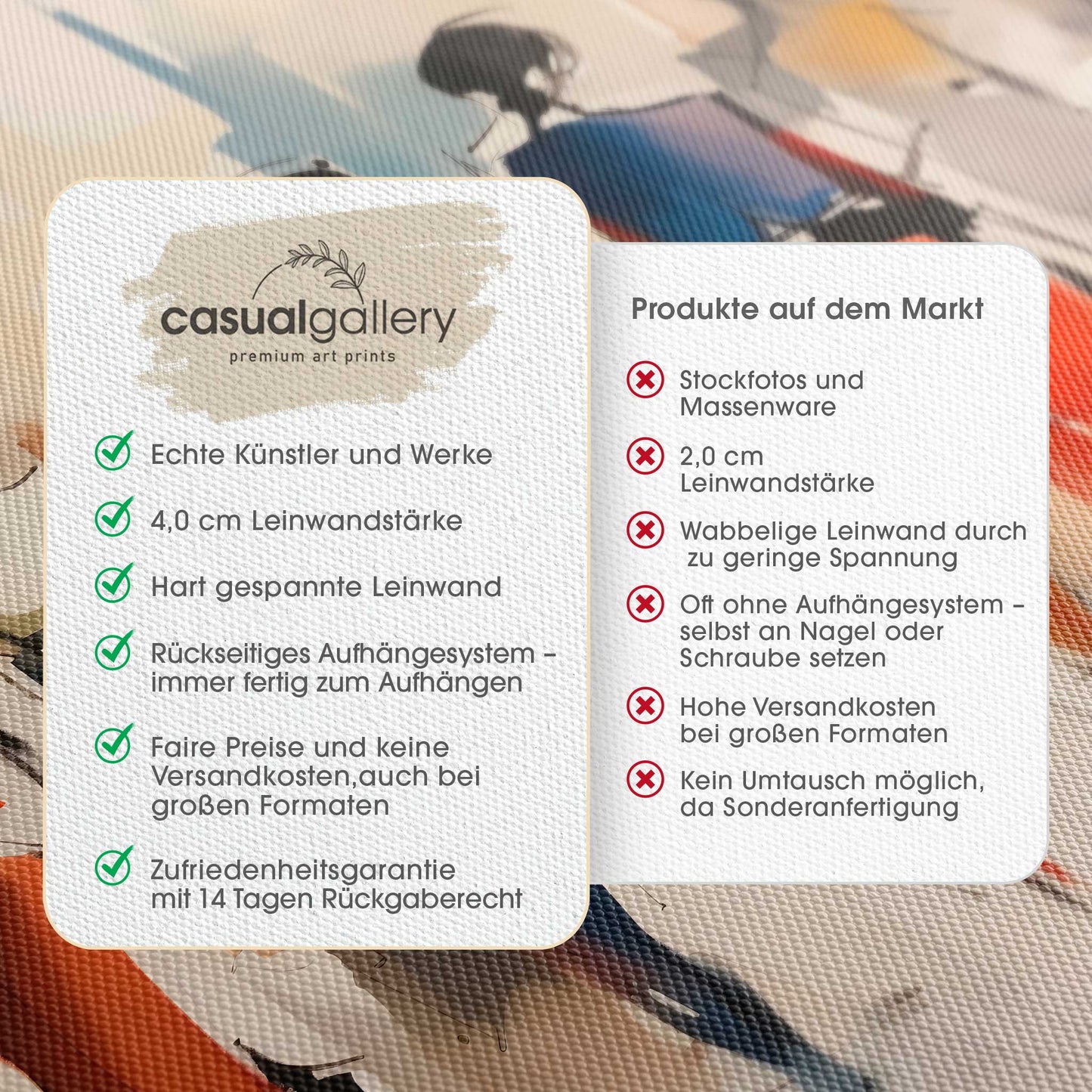 Walking Together II Leinwandbild