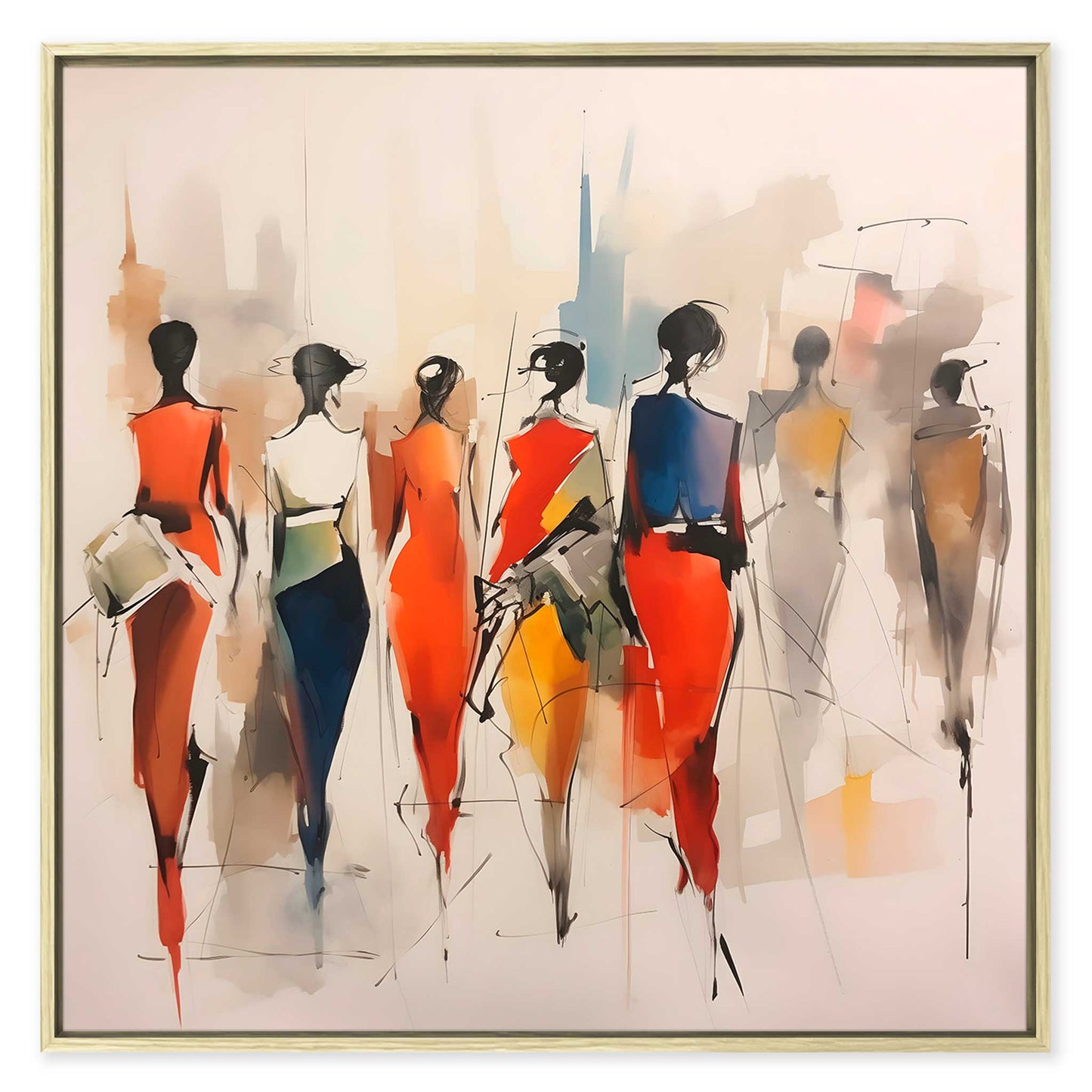 Walking Together II Leinwandbild