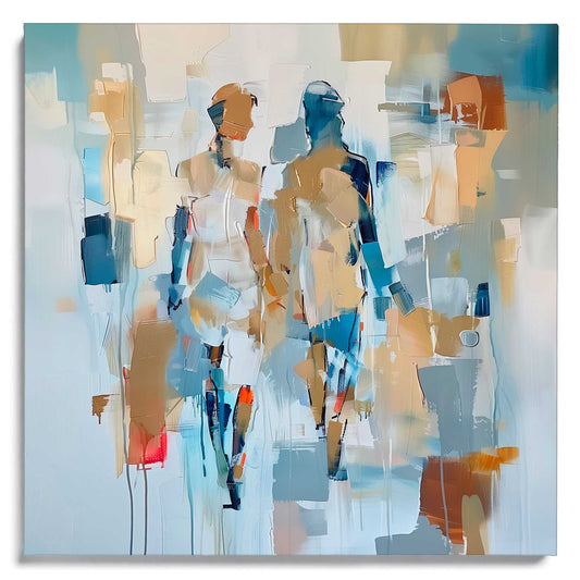 Walking Together Leinwandbild