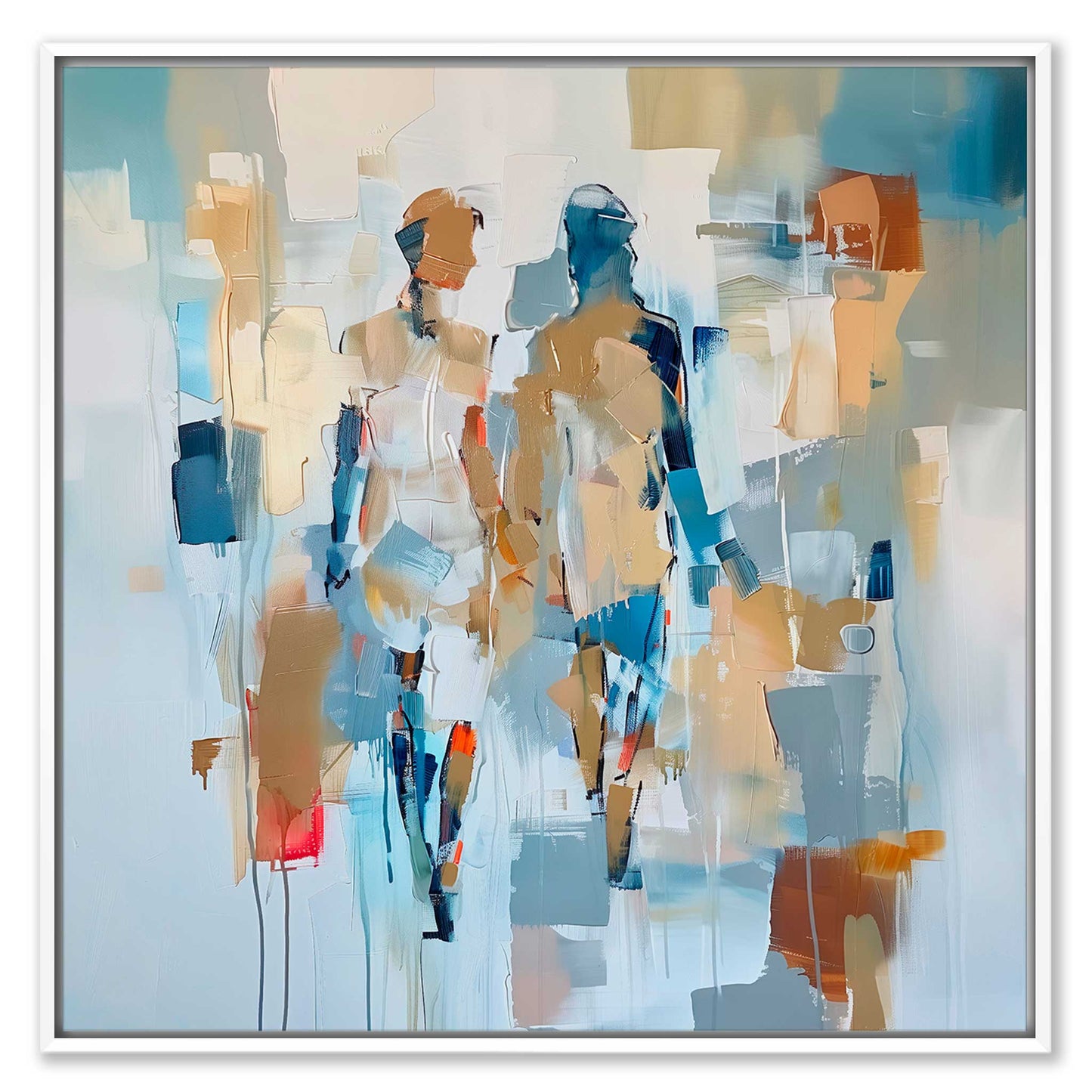 Walking Together Leinwandbild