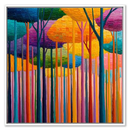 Abstract Forest Leinwandbild