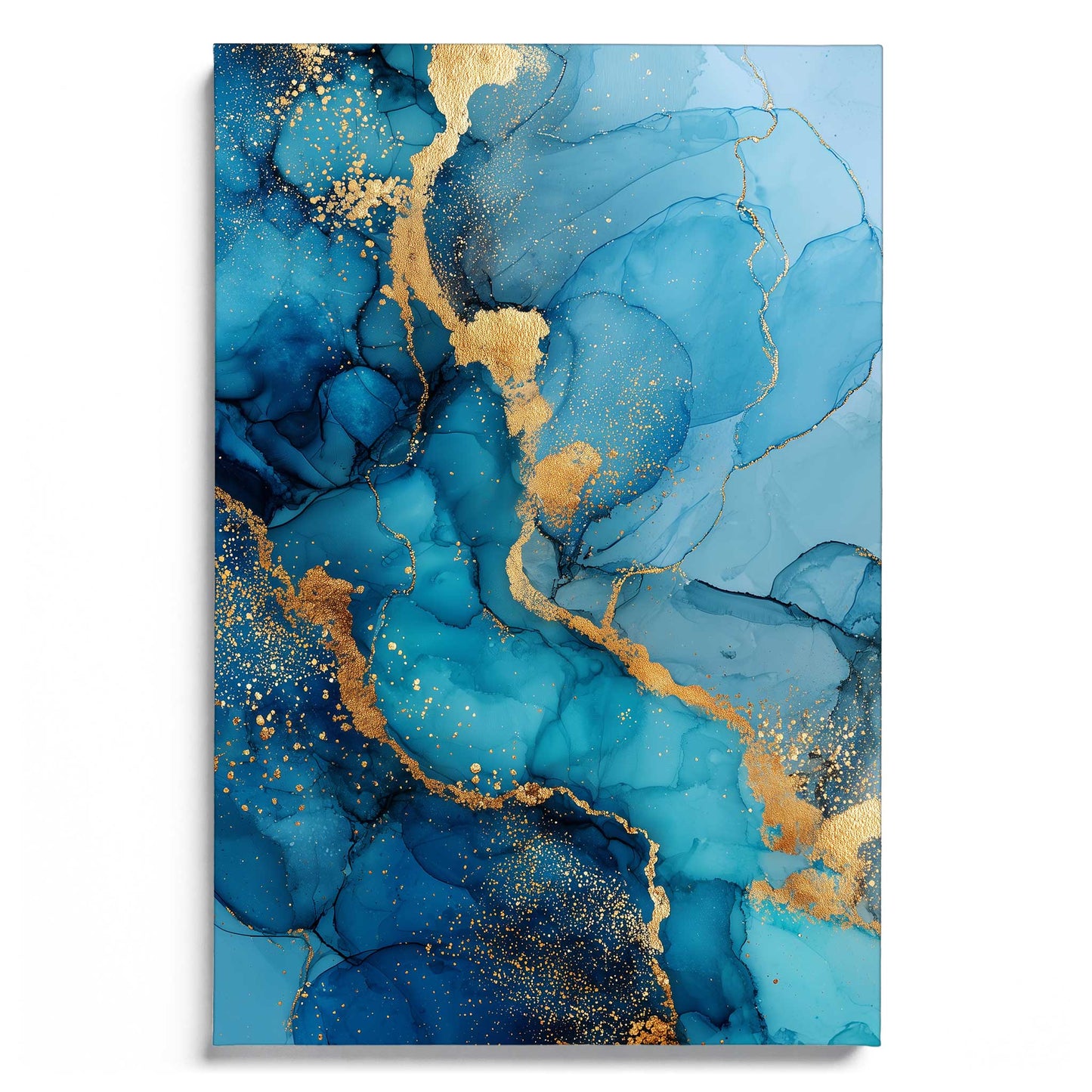 Abstract Mineral Blue